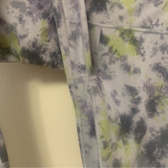 Lululemon Align High-Rise Pant 28" Radial Tie Dye Mauve Grey Size 12 W5DM9S - Picture 6 of 11